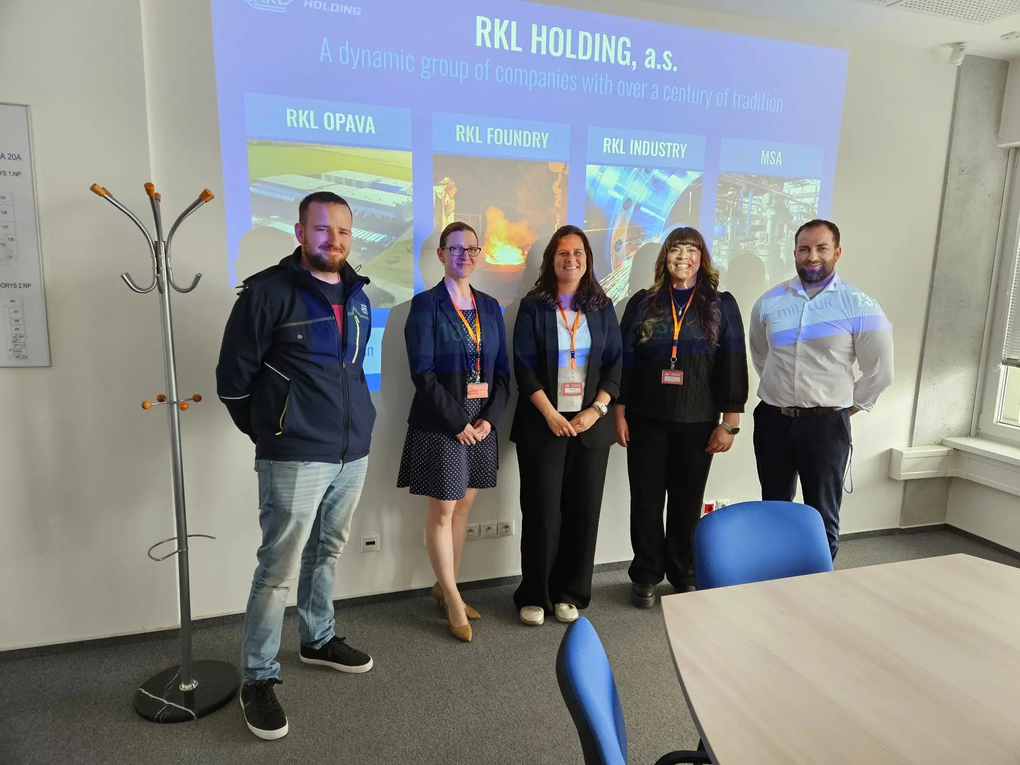 A visit from Storvik Holding AS to RKL Opava